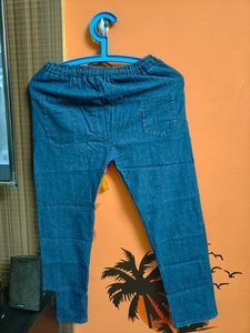 Low Waist Daily Wear Denim Trouser