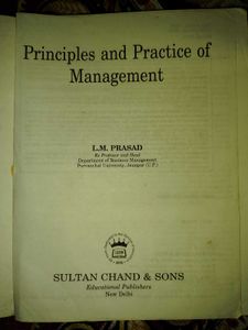 Principles and Practice of Management