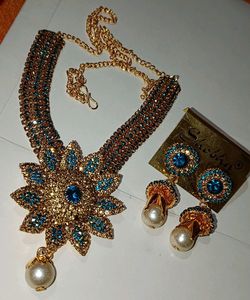 Indian Necklace With Earing