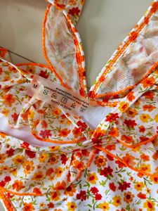 Ruffled Floral Bikini Bottom