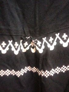 Black Mandala Print Kurta