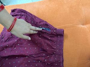 Maroon Printed Boxer Shorts
