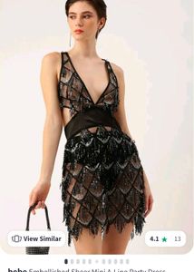 very sexy backless partywear dress