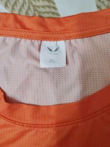 Men's Orange Graphic T-Shirt