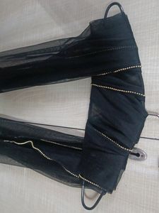 Fancy Net Black Dupttas
