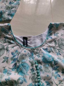Floral Chiffon Anarkali