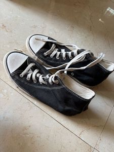 Classic Black High-Top Sneakers