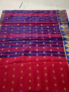 Beautiful pink &amp; Blue Saree