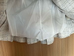 Checked Tweed Skirt with Built in Shorts