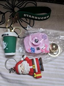 Starbucks &amp; My Melody Keychains