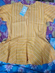 Yellow Striped Top