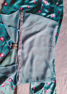 Cute Heart Print Pajama Set