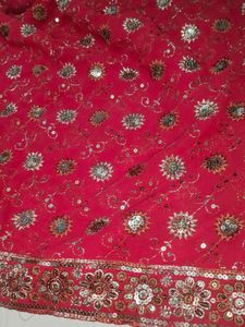 Pretty Maroon Colour Saree ❤️