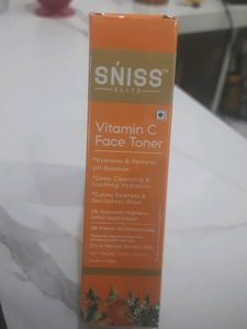 SNISS Elite Vitamin C Toner for Face | Deep Cleans