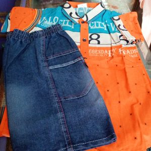 Shirt With Helf Pant