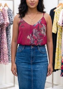 Floral Print Cami Top ( fixed)