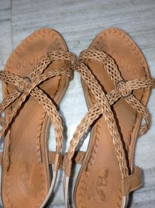 Braided Strappy Sandals