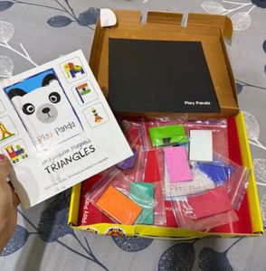 Magnetic Triangle Puzzles