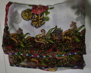 Floral Print saree with blouse