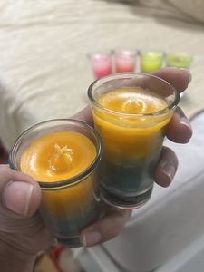 Set of 6 Shot Glass Scented Candles
