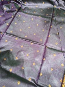 Elegant Floral Silk Saree