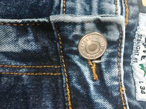 Lacoste Straight Fit Denim Jeans