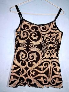 Elegant Printed Camisole Top