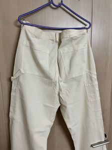 Cream Cargo Pants