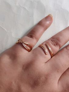 Chic Duo Crystal Rings