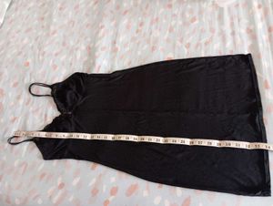 Elegant Lace Trim Slip Dress