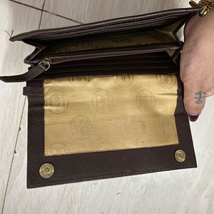 Leopard Print &amp; Leather Wallet