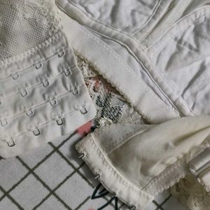 Soft Girl White Lace Crop Bralette
