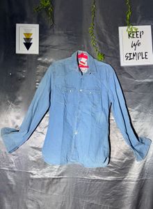 Jules Classic Light Wash Denim Shirt