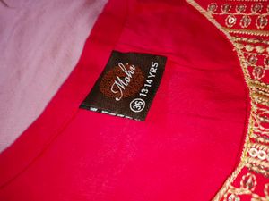 Vibrant Pink Embroidered Kurta