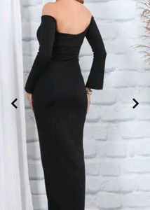 Shein Black Cut-Out Sheath Dress