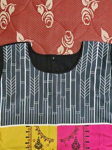 Vibrant Colorblock Kurta