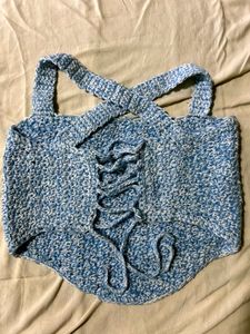 Handmade crochet corset
