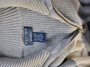 Ralph lauren Striped Quarter-Zip cropped Sweater