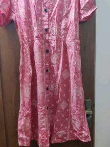 Pink Printed Dress