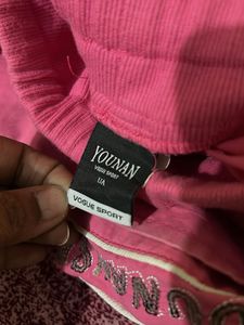 Pink Casual Pants