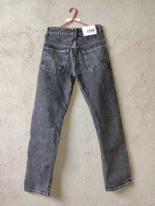 charcoal Mom Fit Baggy