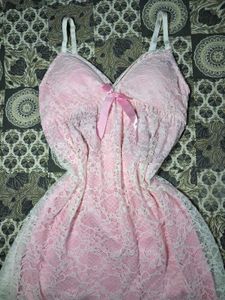 Pink Lace Nightgown