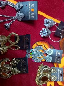 Exquisite Jhumka Earrings Set