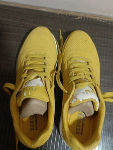 Yellow Skechers Sneakers