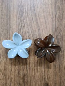 Flower Hair Claw Clips Set