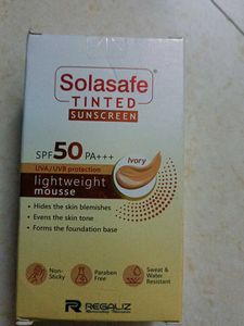 Solasafe Spf 50 PA++ Sunscreen