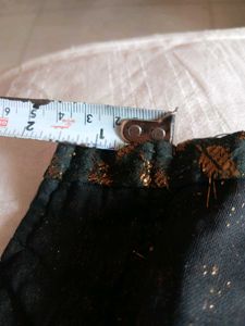 Elegant Black blouse with Golden Embellishments