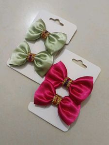 Set of 4 Cute Bow Hair Clips