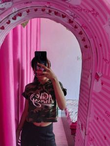 Camouflage Cropped top