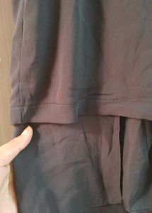 Flowy Sleeveless Dark Grey Top